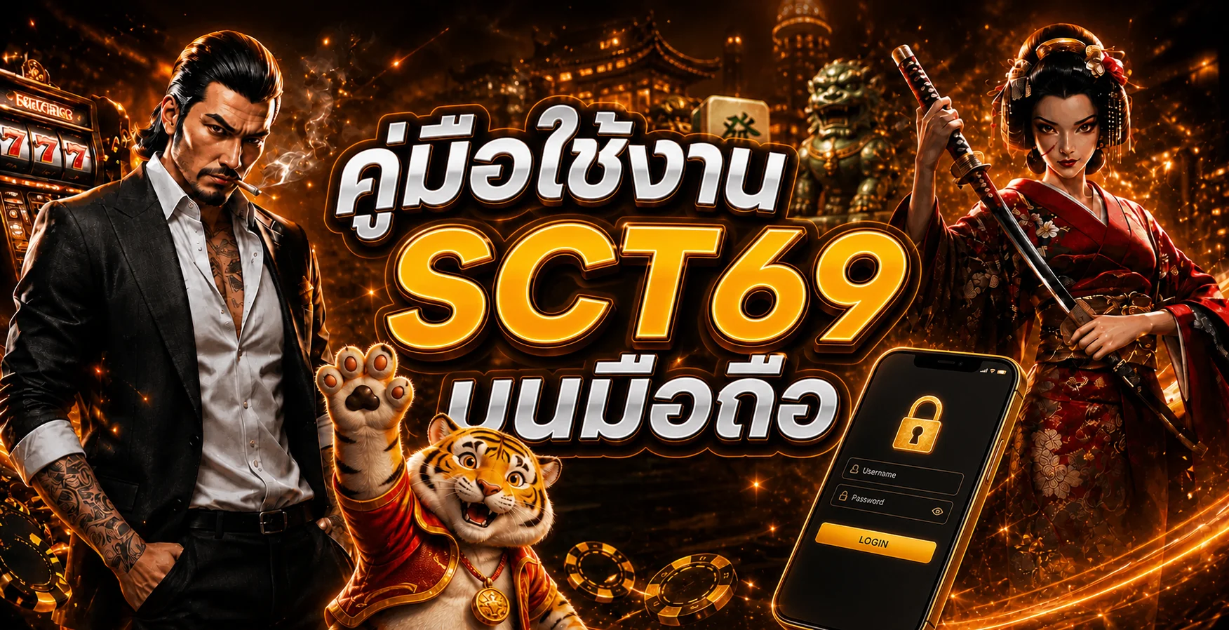 SCT69 คู่มือใช้งานบนมือถือ ทางเข้าและเข้าสู่ระบบ